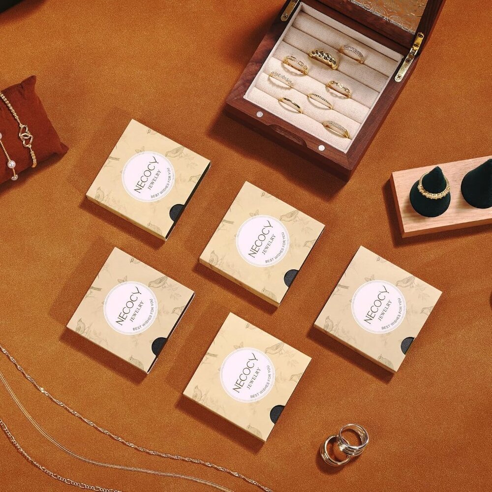 Christmas gift gold Style 12 plated layered necklaces women dainty choker set - Picture 7 of 7